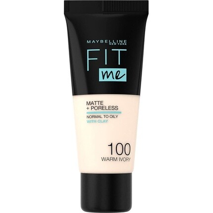 Тональный крем Maybelline Fit Me Матовый и беспористый, с полным покрытием, растушевываемый для нормальной и жирной кожи, 100 Теплый цвет слоновой кости, 30 мл, Maybelline New York
Тональный крем Maybelline Fit Me Матовый и беспористый, с полным покрытием, растушевываемый для нормальной и жирной кожи, 100 Теплый цвет слоновой кости, 30 мл, Maybelline New York