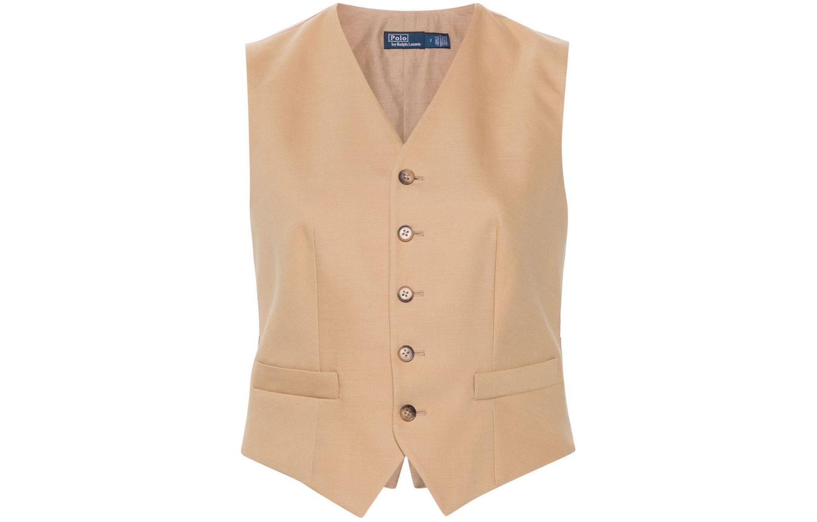 Polo Ralph Lauren Приталенный твистовый жилет, Beige
Polo Ralph Lauren Приталенный твистовый жилет, Beige