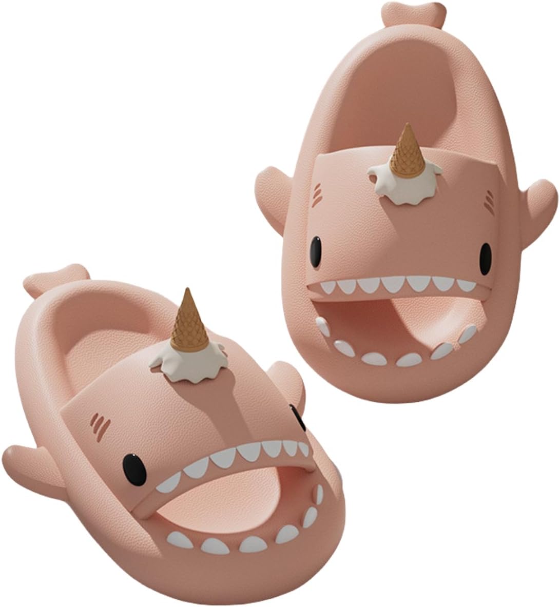 Шлепанцы с мороженым и акулой, противоскользящие домашние тапочки и пляжная обувь, милые мультяшные шлепанцы с облачной акулой для женщин и мужчин Generic, розовый
Шлепанцы с мороженым и акулой, противоскользящие домашние тапочки и пляжная обувь, милые мультяшные шлепанцы с облачной акулой для женщин и мужчин Generic, розовый