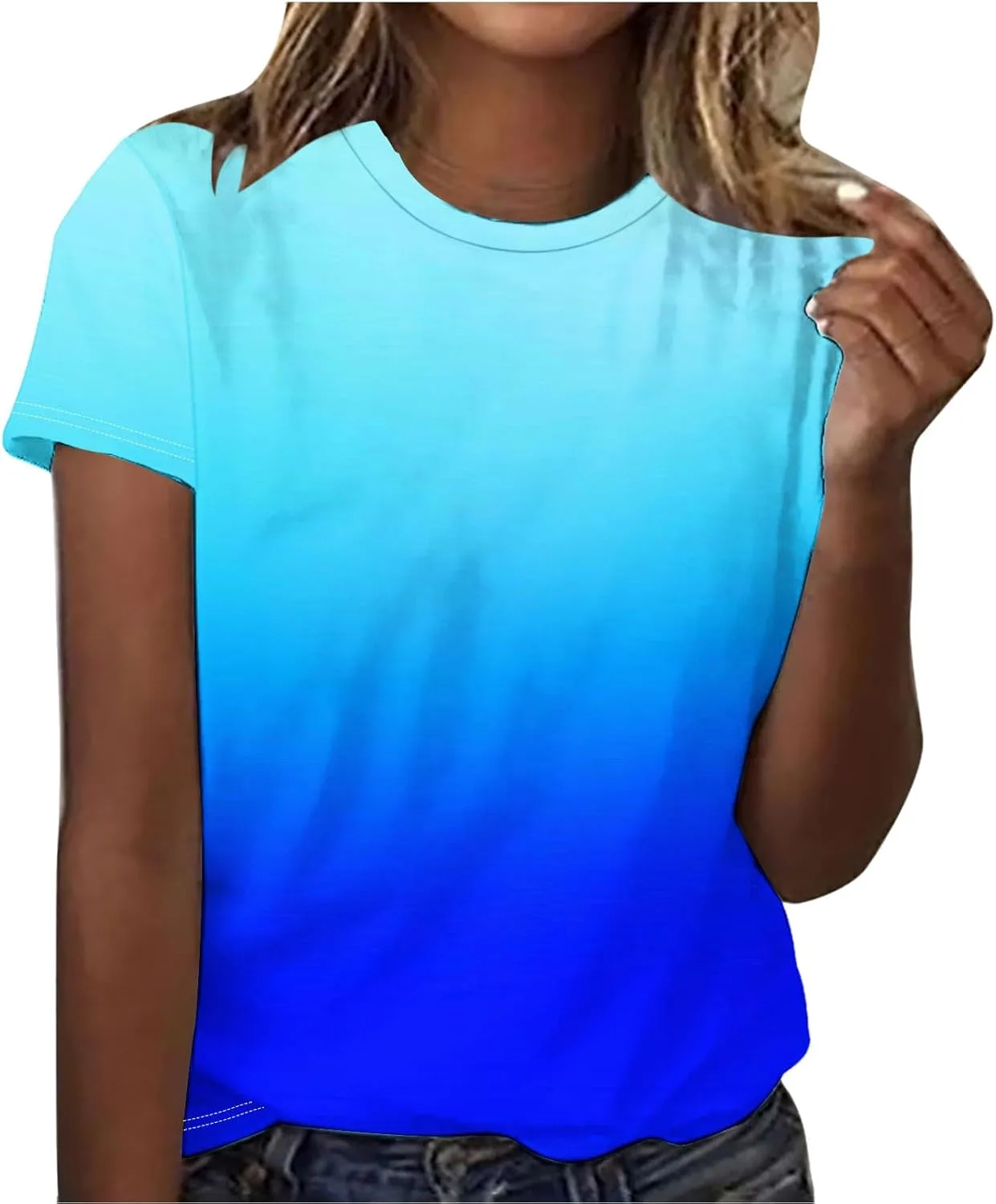 Женская футболка с коротким рукавом Casual, Loose Fit, Crewneck NaRHbrg
Женская футболка с коротким рукавом Casual, Loose Fit, Crewneck NaRHbrg