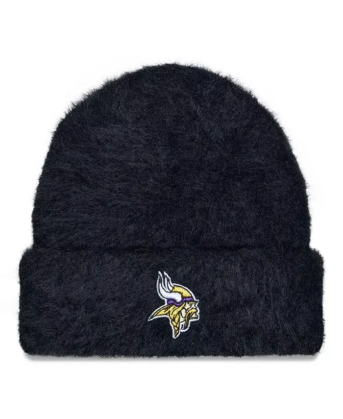 Женская черная вязаная шапка с меховыми манжетами Minnesota Vikings New Era
Женская черная вязаная шапка с меховыми манжетами Minnesota Vikings New Era