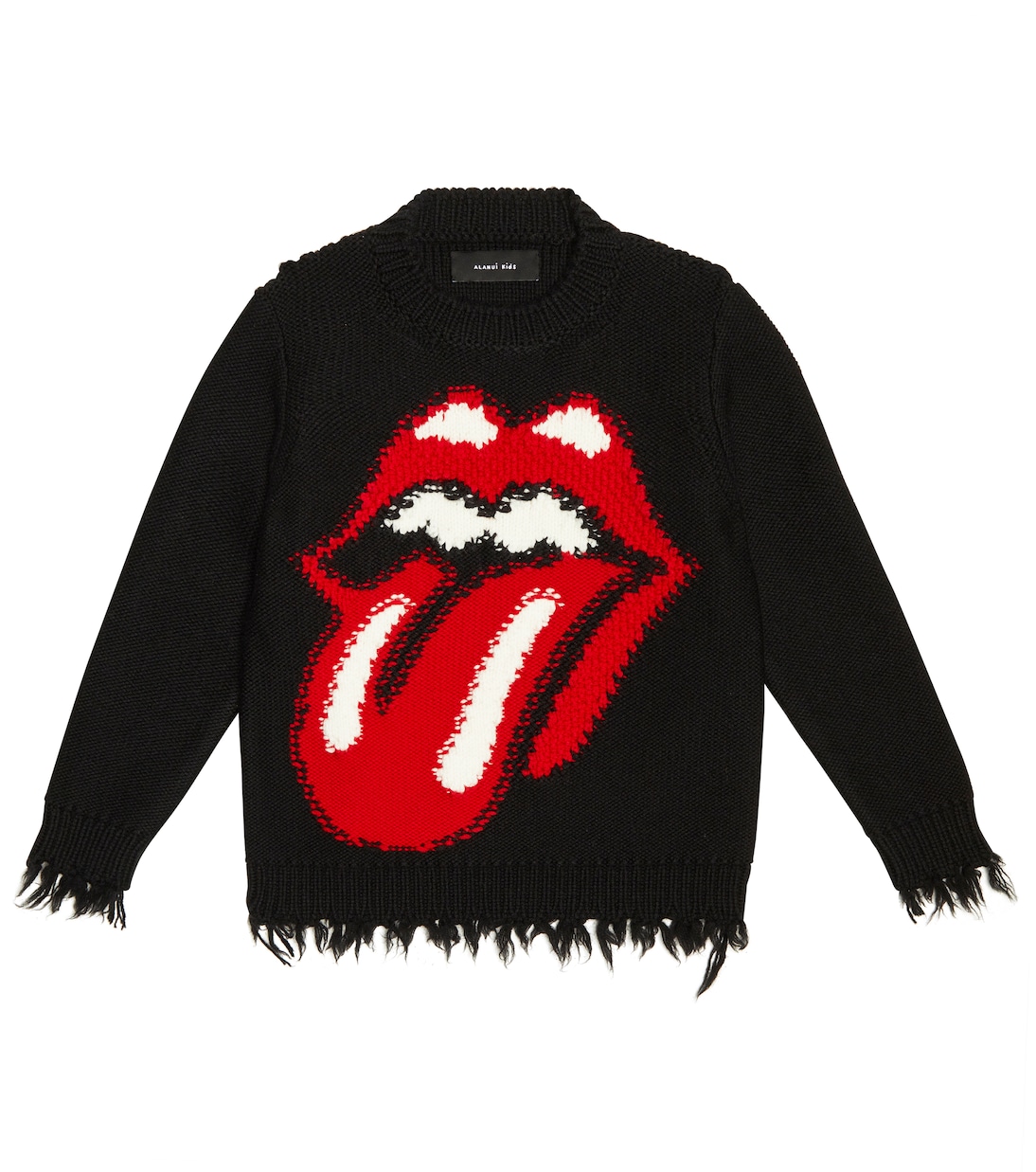 Жаккардовый свитер из натуральной шерсти Alanui Kids, Black Multicolor
Жаккардовый свитер из натуральной шерсти Alanui Kids, Black Multicolor