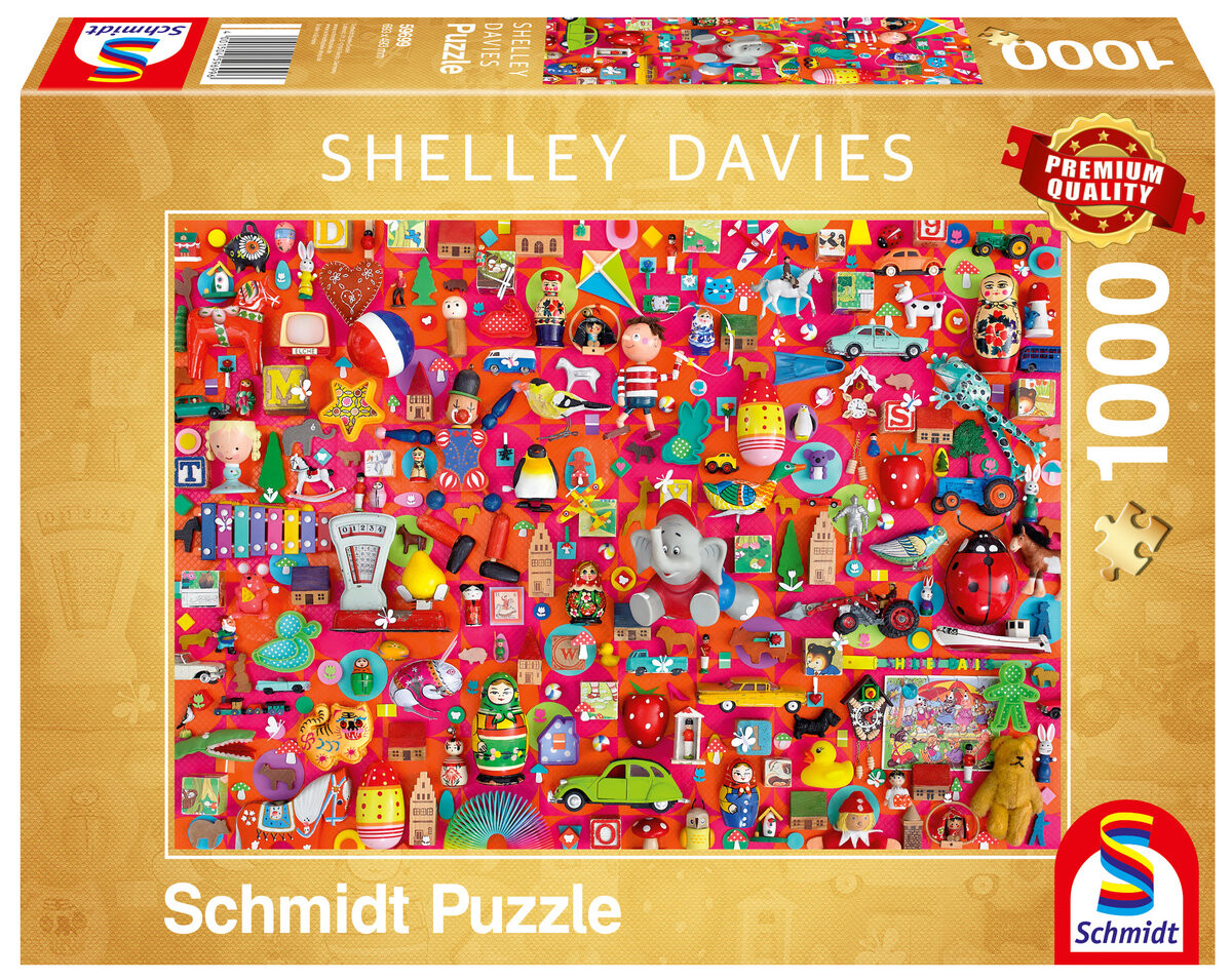 Шмидт, пазл, Shelley Davies Retro Toys, 1000 шт. Schmidt
Шмидт, пазл, Shelley Davies Retro Toys, 1000 шт. Schmidt