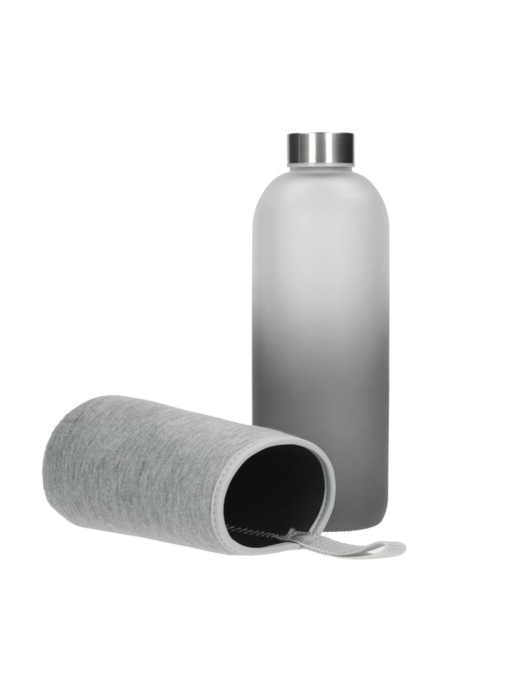 Elasto Стеклянная бутылка с прозрачно-серым рукавом "Iced" - 1000 мл
Elasto Стеклянная бутылка с прозрачно-серым рукавом "Iced" - 1000 мл