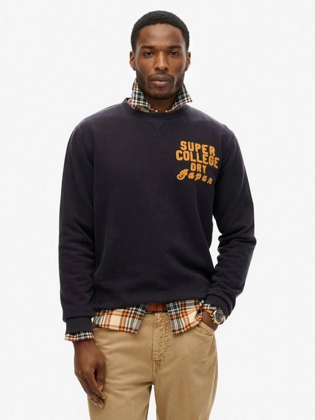 Винтажная спортивная толстовка crew Superdry, цвет Eclipse Navy
Винтажная спортивная толстовка crew Superdry, цвет Eclipse Navy