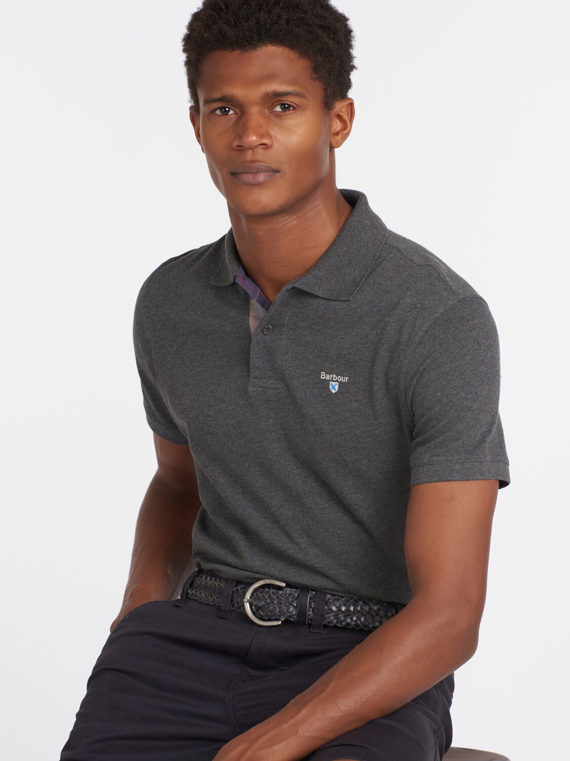 Рубашка-поло Barbour Tartan Pique, темно-серый цвет
Рубашка-поло Barbour Tartan Pique, темно-серый цвет