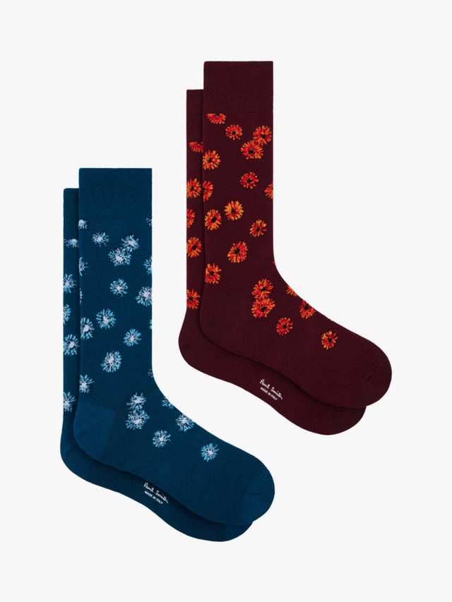 Носки из хлопковой смеси с цветочным принтом Paul Smith, Pack of 2
Носки из хлопковой смеси с цветочным принтом Paul Smith, Pack of 2