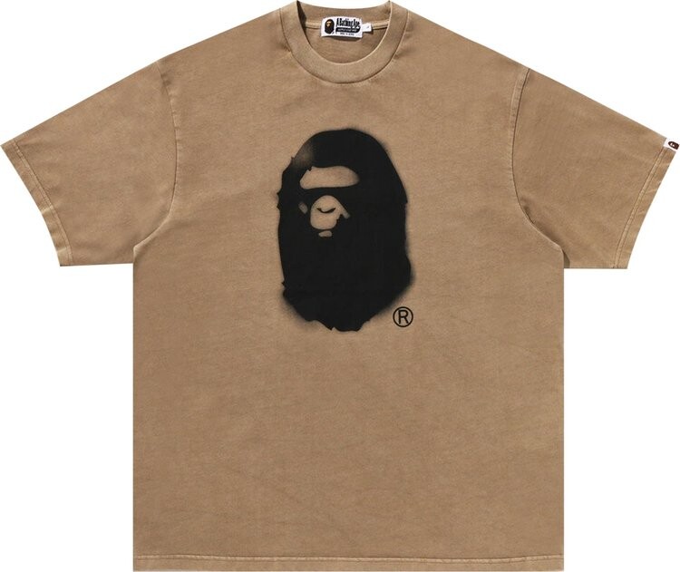 Футболка BAPE Spray Ape Head Garment Dyed Relaxed Fit 'Beige', загар
Футболка BAPE Spray Ape Head Garment Dyed Relaxed Fit 'Beige', загар
