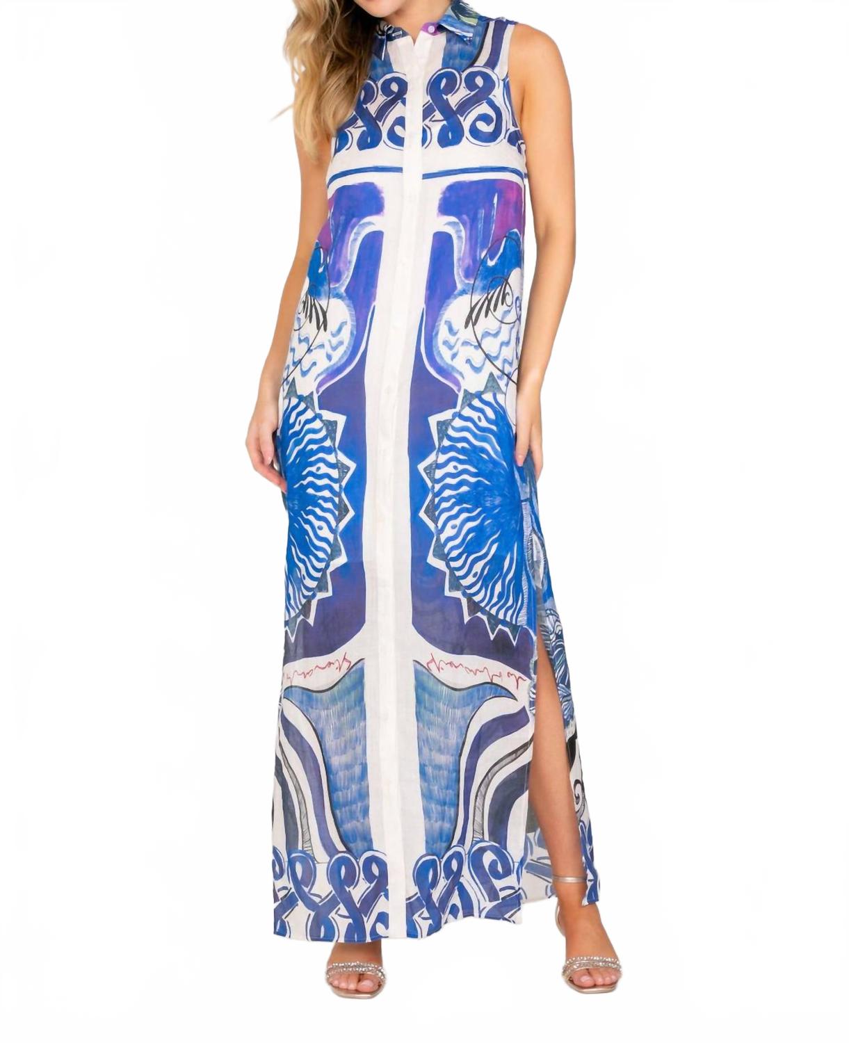 Джордан Платье в синих оттенках LAVENDER BROWN
Джордан Платье в синих оттенках LAVENDER BROWN