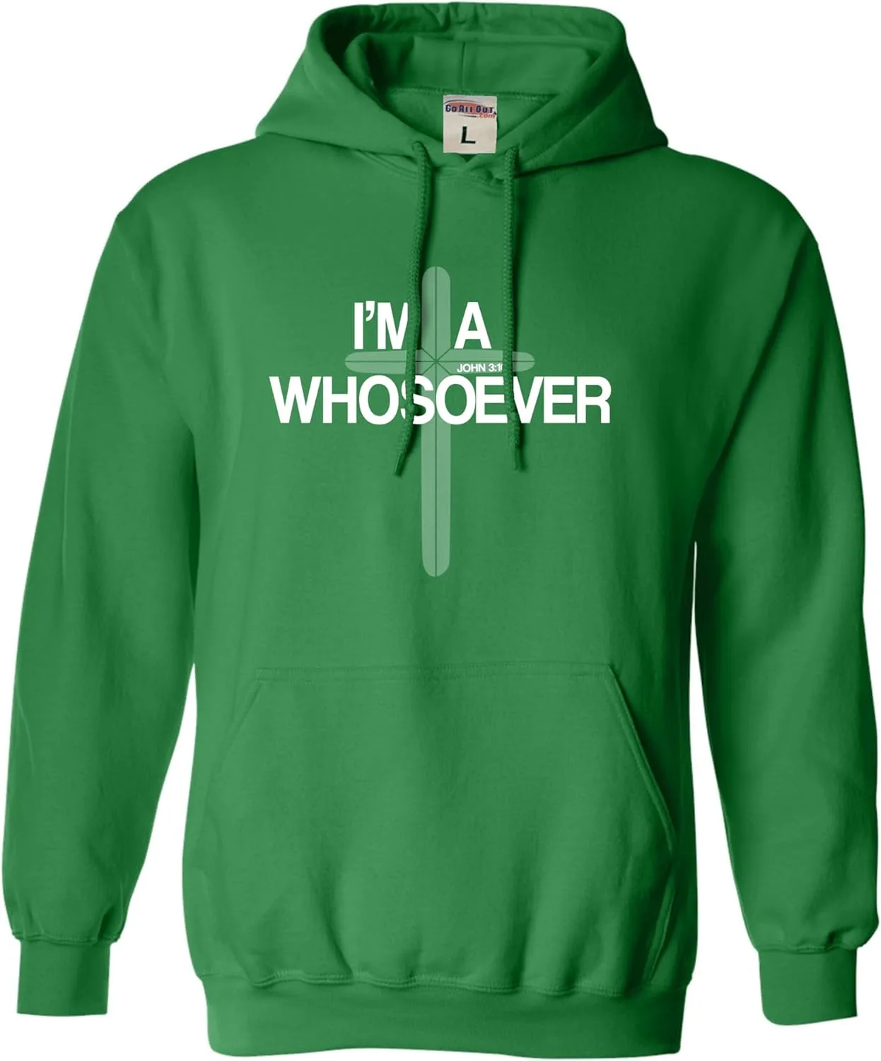 Толстовка с капюшоном Go All Out I'm A Whosoever John 3:16
Толстовка с капюшоном Go All Out I'm A Whosoever John 3:16