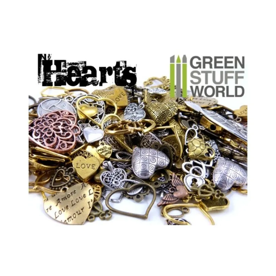 Бусины-сердечки (85г), Accessories - Steampunk - Beads & Trinkets
Бусины-сердечки (85г), Accessories - Steampunk - Beads & Trinkets