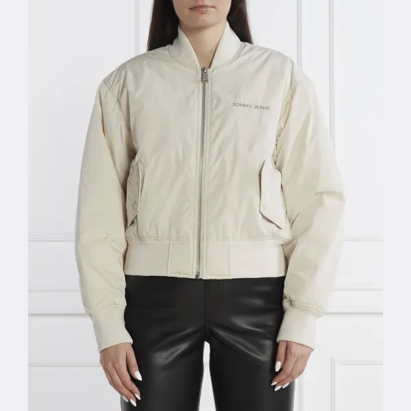 Укороченный бомбер Tommy Hilfiger, бежевый
Укороченный бомбер Tommy Hilfiger, бежевый