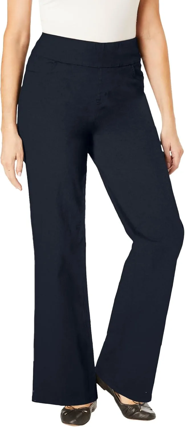 Woman Within Plus Size Flex Pull-On Wide-Leg Denim Jean
Woman Within Plus Size Flex Pull-On Wide-Leg Denim Jean