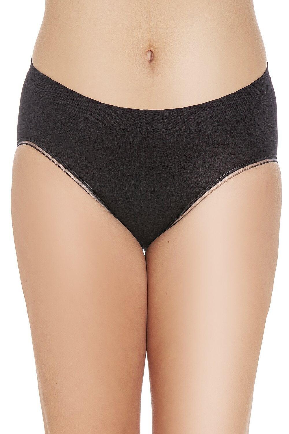 Комплект из трех гладких бесшовных высоких трусов Camille, черный
Комплект из трех гладких бесшовных высоких трусов Camille, черный