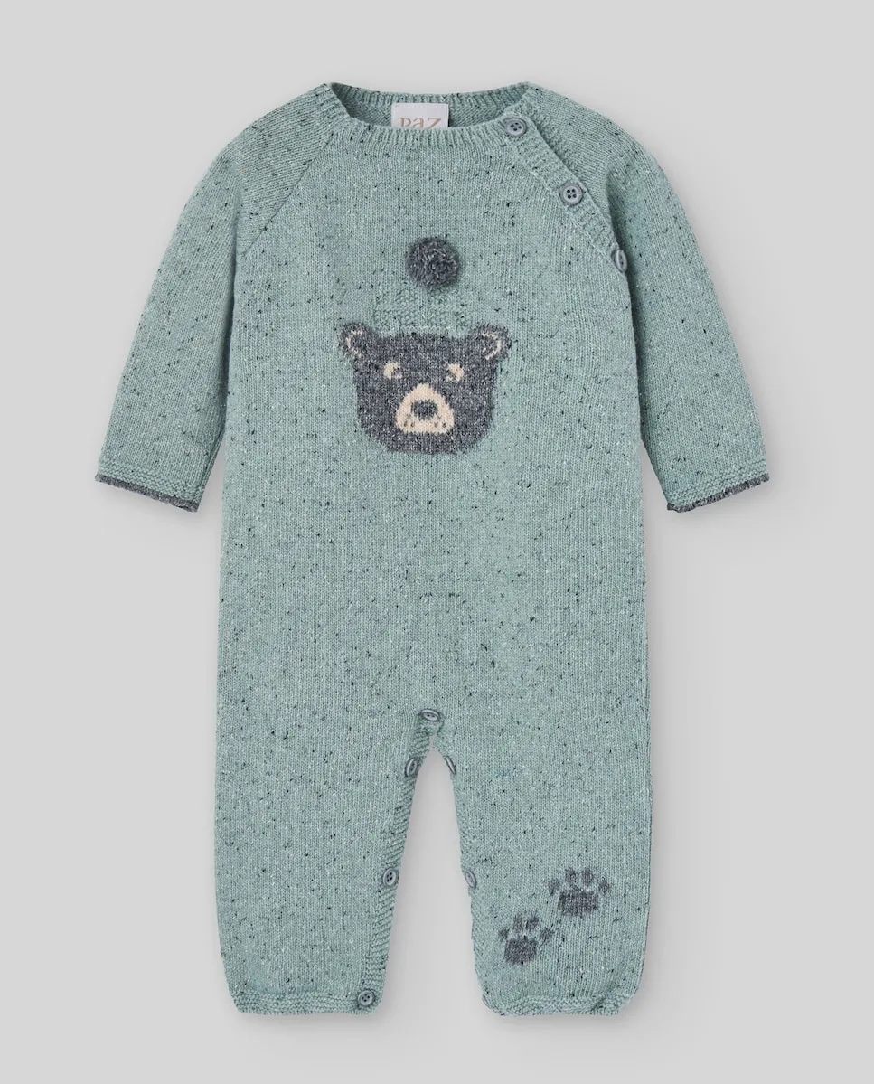 Вязаный детский комбинезон коллекции Барни PAZ Rodríguez, светло-зеленый
Вязаный детский комбинезон коллекции Барни PAZ Rodríguez, светло-зеленый