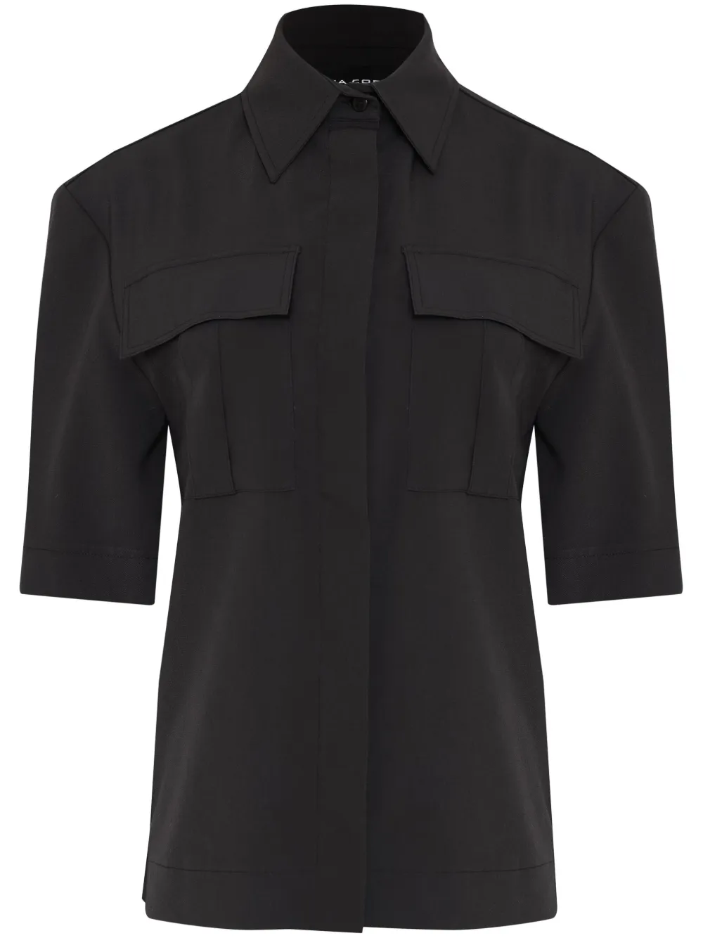 Рубашка на пуговицах Gloria Coelho, черный
Рубашка на пуговицах Gloria Coelho, черный