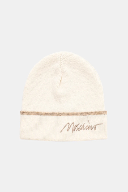 Шерстяная шапка Moschino, бежевый
Шерстяная шапка Moschino, бежевый