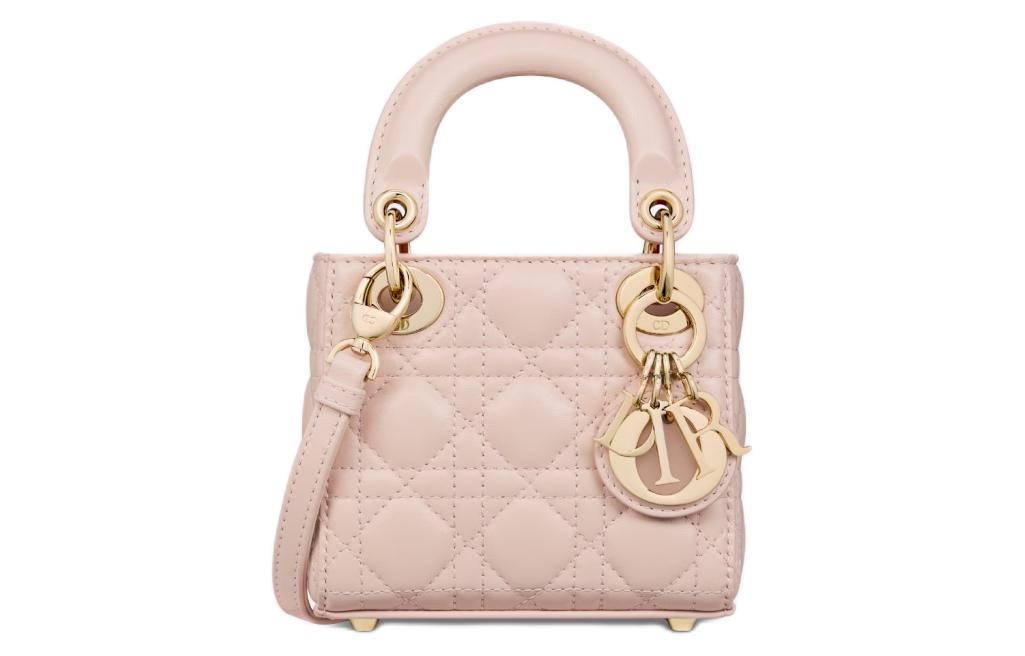 DIOR Женская сумка через плечо миниатюрная розовая
DIOR Женская сумка через плечо миниатюрная розовая