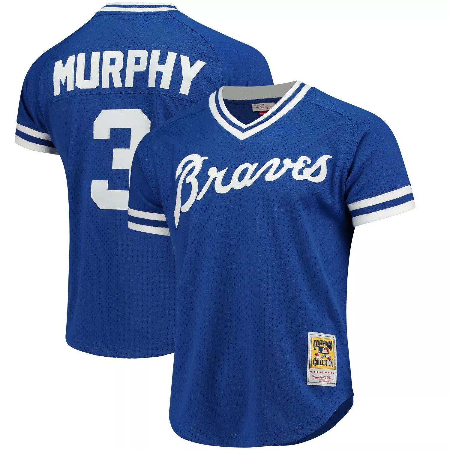 Мужская сетчатая тренировочная майка Mitchell & Ness Dale Murphy Royal Atlanta Braves Cooperstown
Мужская сетчатая тренировочная майка Mitchell & Ness Dale Murphy Royal Atlanta Braves Cooperstown