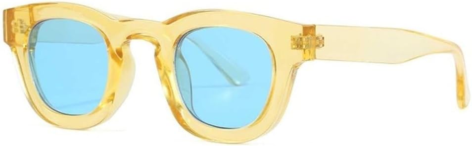 Ретро круглые солнцезащитные очки для мужчин и женщин, модные винтажные очки для вождения, для путешествий на открытом воздухе, с защитой от УФ-излучения UV400 TVTBBVV, Yellow Blue
Ретро круглые солнцезащитные очки для мужчин и женщин, модные винтажные очки для вождения, для путешествий на открытом воздухе, с защитой от УФ-излучения UV400 TVTBBVV, Yellow Blue