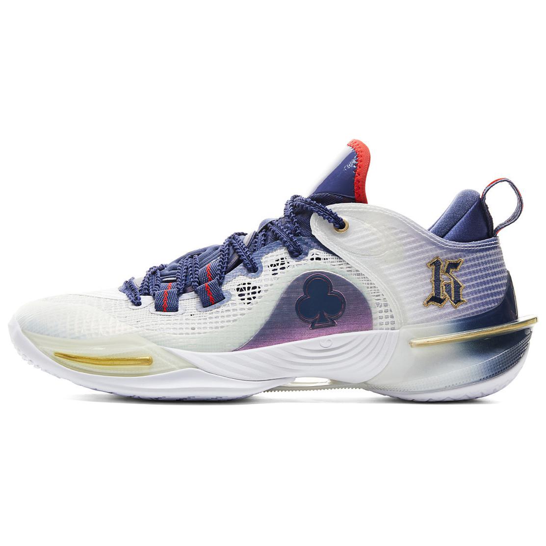 PEAK Баскетбольные кроссовки Taichi Flash 6 с амортизацией, противоскользящие и износостойкие, низкие, мужские, цвет белый/фиолетовый 
PEAK Баскетбольные кроссовки Taichi Flash 6 с амортизацией, противоскользящие и износостойкие, низкие, мужские, цвет белый/фиолетовый