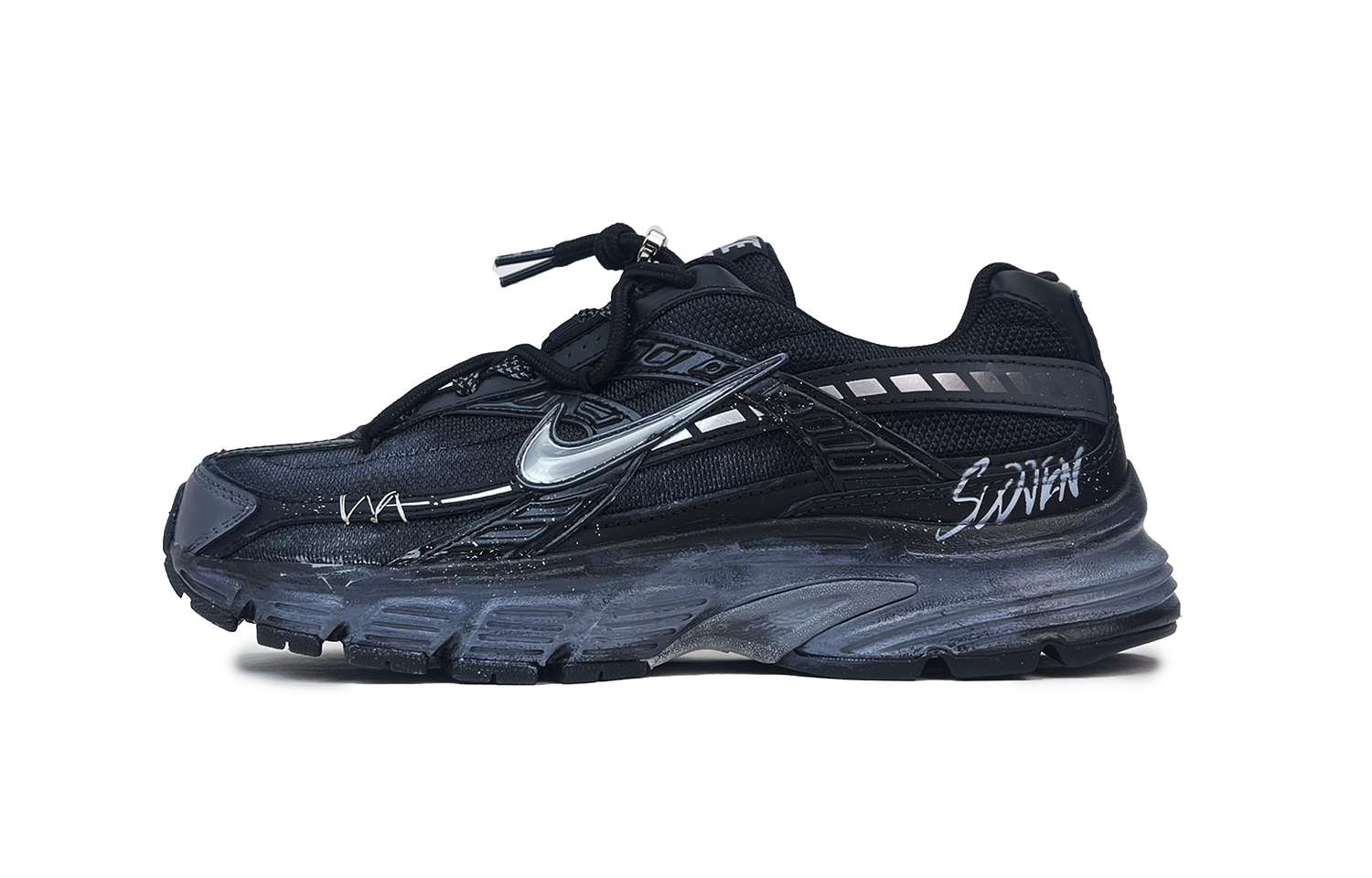 Инициатор амортизация, износостойкие низкие кроссовки для мужчин Nike, серебристо-черный
Инициатор амортизация, износостойкие низкие кроссовки для мужчин Nike, серебристо-черный