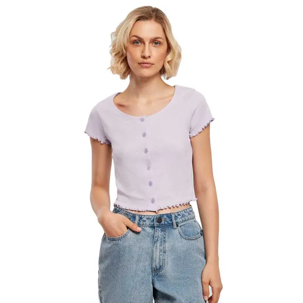 Футболка с коротким рукавом Urban Classics Cropped Button, синий
Футболка с коротким рукавом Urban Classics Cropped Button, синий