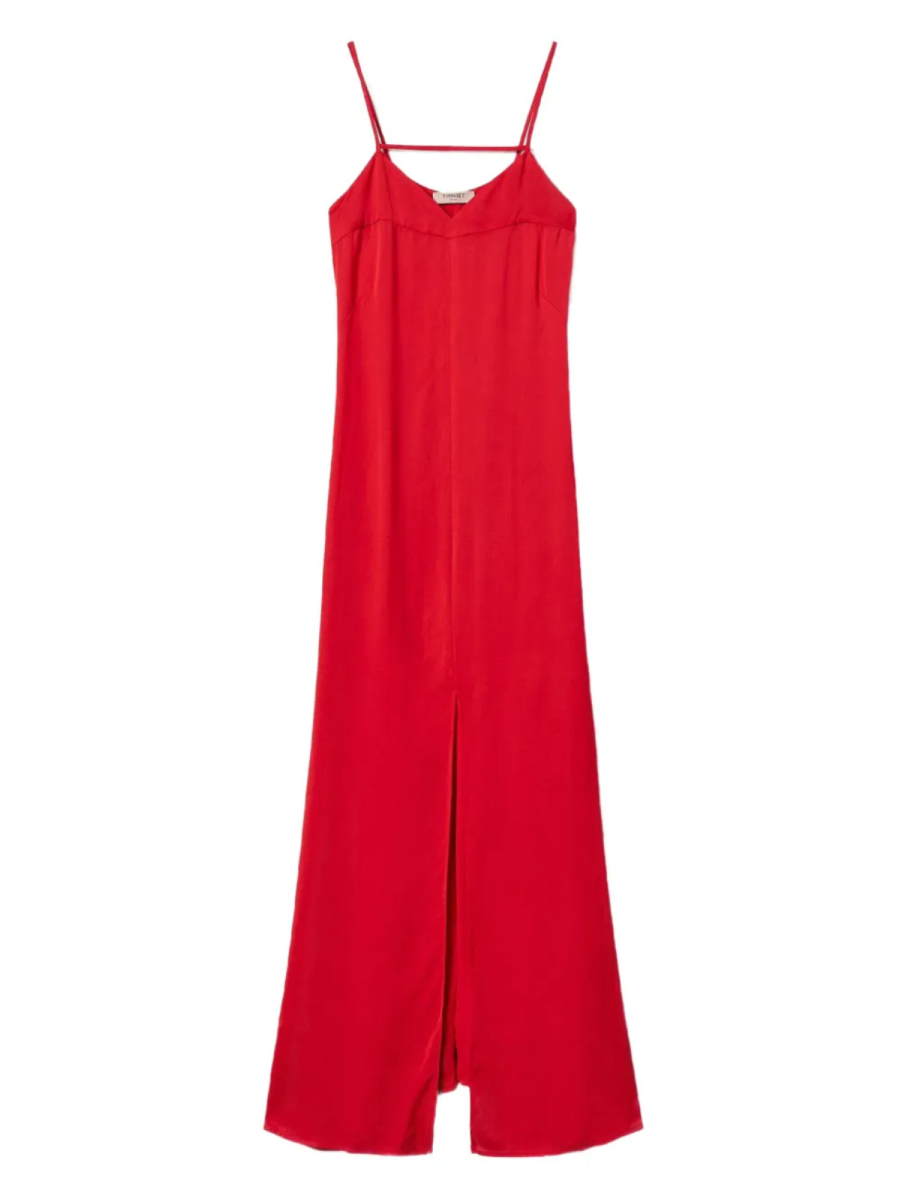 Платье-комбинация из атласа TWINSET, красный
Платье-комбинация из атласа TWINSET, красный