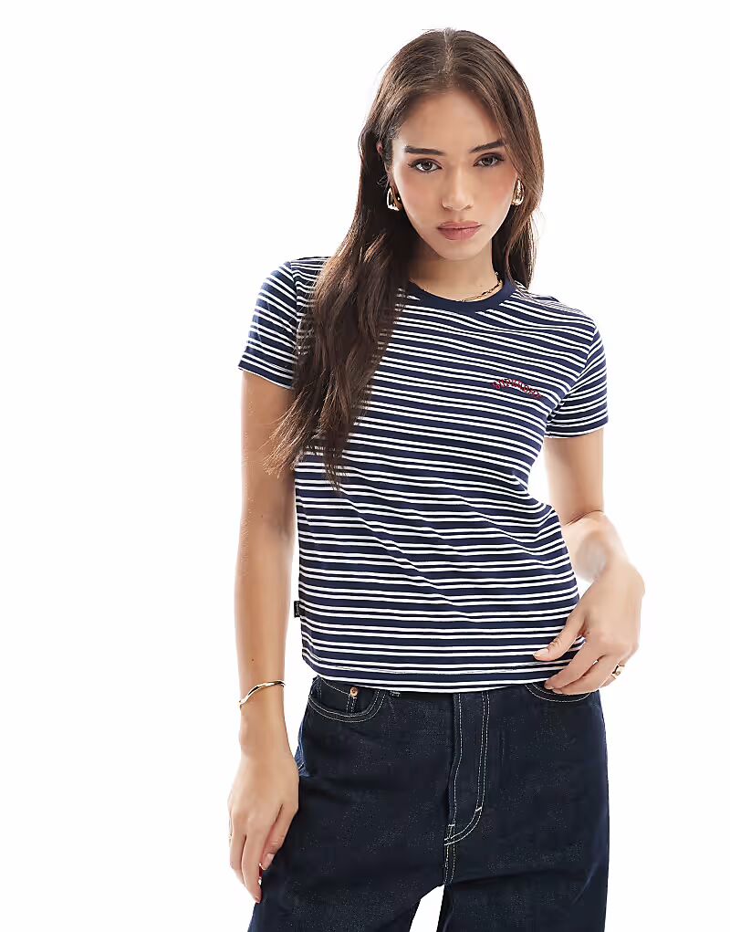 Футболка Superdry Essential в полоску с логотипом в насыщенную темно-синюю полоску
Футболка Superdry Essential в полоску с логотипом в насыщенную темно-синюю полоску