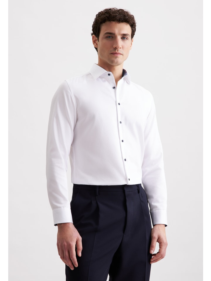 Деловая рубашка X-Slim белого цвета Seidensticker
Деловая рубашка X-Slim белого цвета Seidensticker