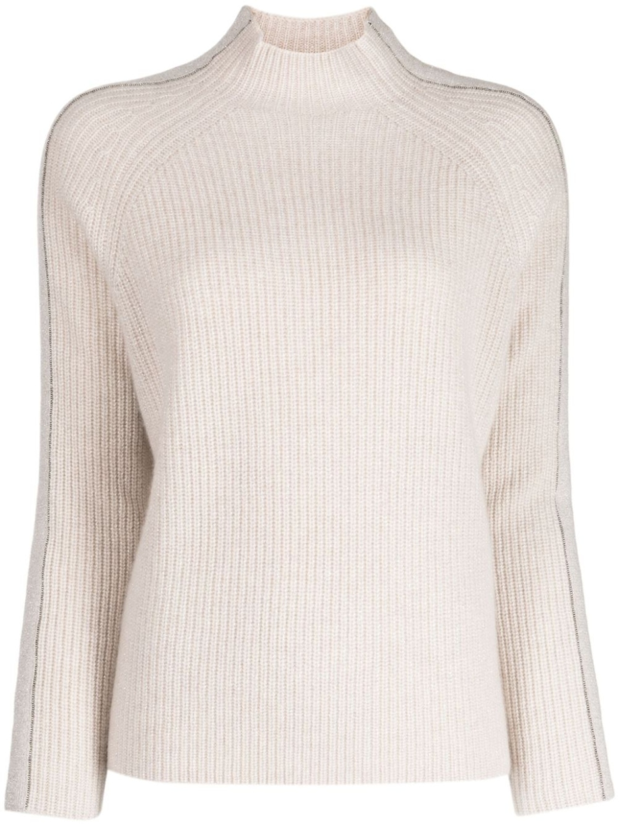 Джемпер с воротником-воронкой N.Peal, розовый 
Джемпер с воротником-воронкой N.Peal, розовый