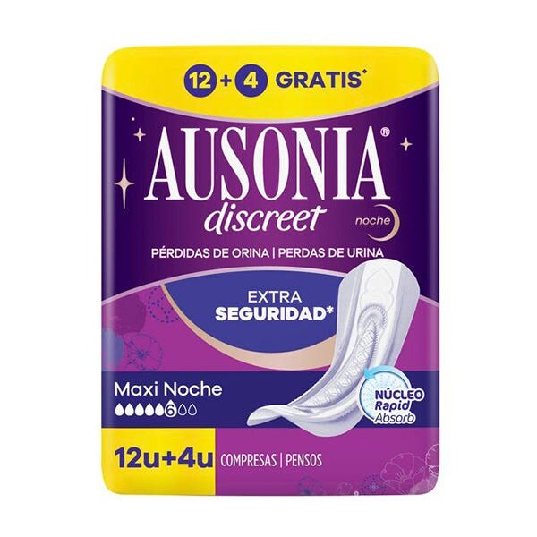 Дискретный бонус Макси Ночь 16 шт Ausonia
Дискретный бонус Макси Ночь 16 шт Ausonia