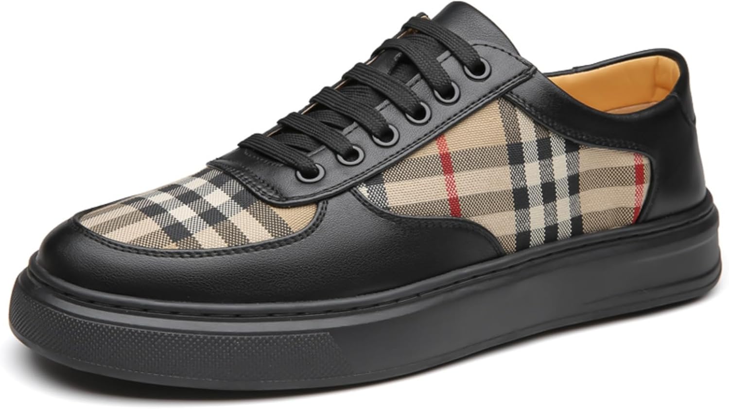 Мужские кроссовки с шнуровкой и клетчатыми панелями, повседневные низкие кеды из ткани и кожи для ежедневной носки и улицы Foavt, черный
Мужские кроссовки с шнуровкой и клетчатыми панелями, повседневные низкие кеды из ткани и кожи для ежедневной носки и улицы Foavt, черный