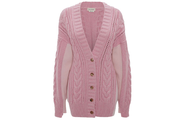 Alexander McQueen SS22 Вязаный свитер для женщин в розовом цвете
Alexander McQueen SS22 Вязаный свитер для женщин в розовом цвете