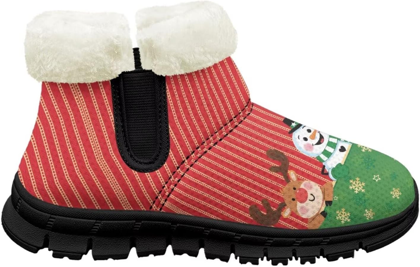 Детские ботинки на щиколотку для девочек, противоскользящие зимние ботинки для бега, с утепленной подкладкой, на мягкой подошве Pointodoor, Deer Snowman Santa Claus
Детские ботинки на щиколотку для девочек, противоскользящие зимние ботинки для бега, с утепленной подкладкой, на мягкой подошве Pointodoor, Deer Snowman Santa Claus