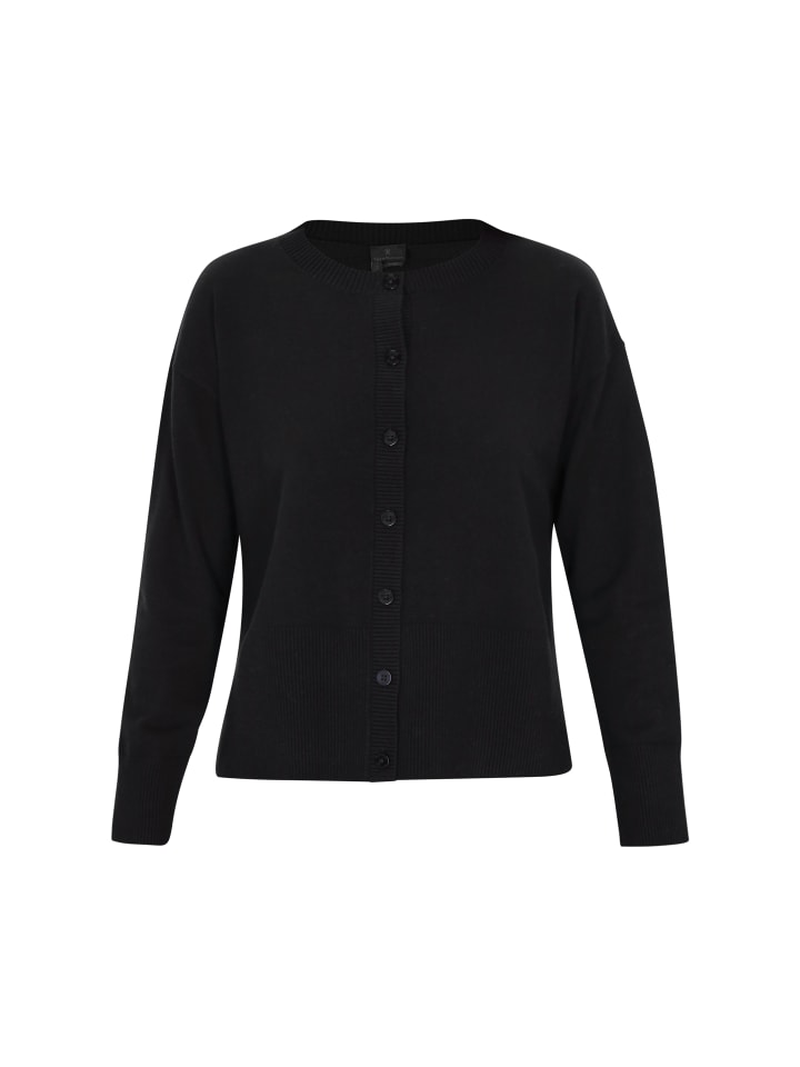 Женский кардиган черного цвета DreiMaster
Женский кардиган черного цвета DreiMaster