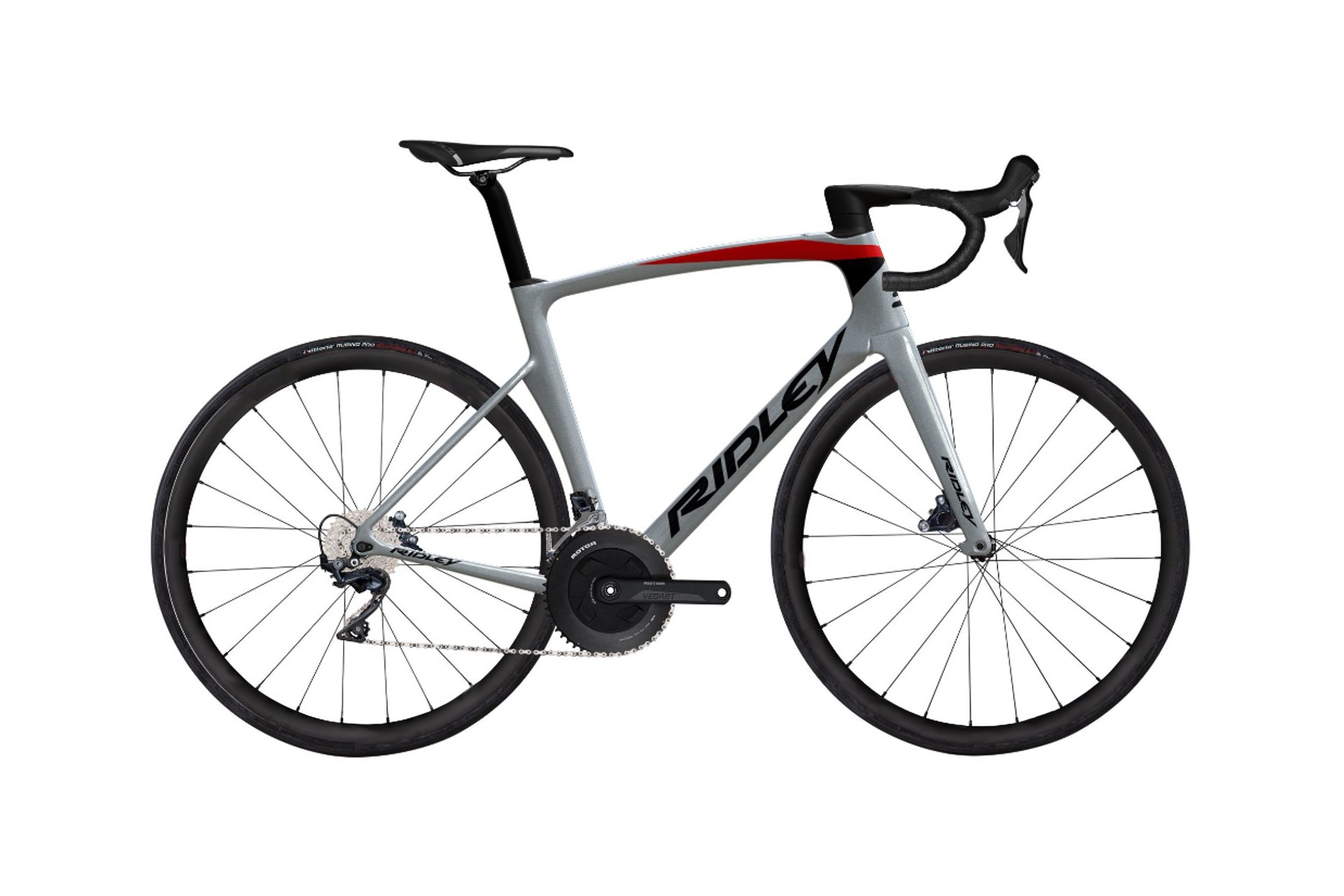 Шоссейный велосипед Ridley Noah disc - ultegra 2x11 - 28 дюймов - diamant, silber | silber/schwarz/rot / nhd01bs
Шоссейный велосипед Ridley Noah disc - ultegra 2x11 - 28 дюймов - diamant, silber | silber/schwarz/rot / nhd01bs