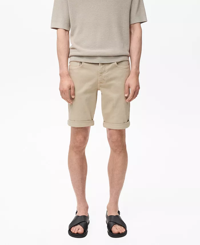 Мужские облегающие джинсовые бермуды 11.5" Mango, загар/бежевый
Мужские облегающие джинсовые бермуды 11.5" Mango, загар/бежевый