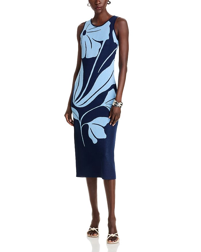 Платье миди с цветочным принтом T Tahari, мультиколор
Платье миди с цветочным принтом T Tahari, мультиколор