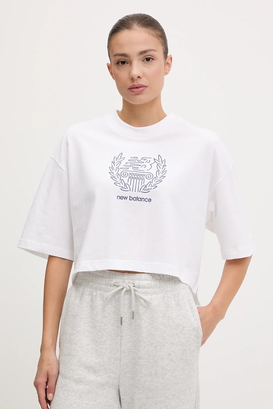 Хлопковая футболка New Balance, белый
Хлопковая футболка New Balance, белый