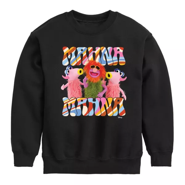 Толстовка с длинным рукавом для мальчиков Маппетс 8-20 mahna mahna Disney, черный
Толстовка с длинным рукавом для мальчиков Маппетс 8-20 mahna mahna Disney, черный