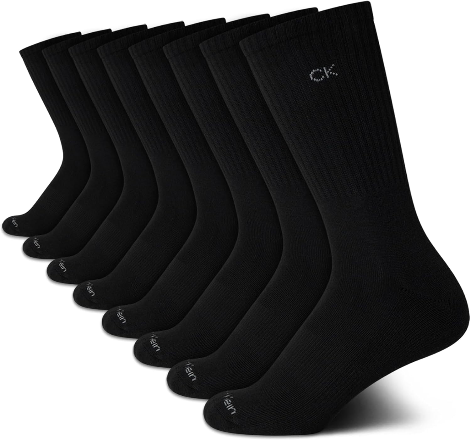 Женские носки Calvin Klein Crew - 8 пар, мягкие, дышащие, спортивные носки до середины голени для женщин (размер обуви: 4-10), Black
Женские носки Calvin Klein Crew - 8 пар, мягкие, дышащие, спортивные носки до середины голени для женщин (размер обуви: 4-10), Black
