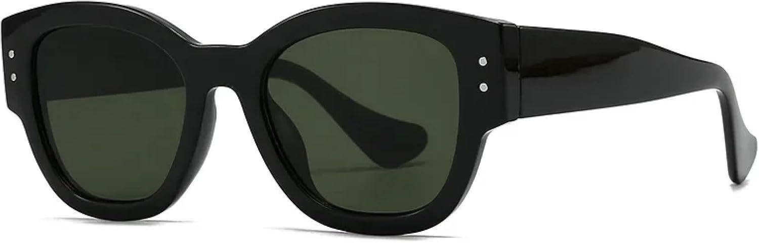 Классические солнцезащитные очки в стиле ретро «кошачий глаз» с заклепками для женщин и мужчин, винтажные, панк, популярные, в большой оправе, для путешествий, с защитой от УФ-излучения UV400 TVTBBVV, Black Dark Green
Классические солнцезащитные очки в стиле ретро «кошачий глаз» с заклепками для женщин и мужчин, винтажные, панк, популярные, в большой оправе, для путешествий, с защитой от УФ-излучения UV400 TVTBBVV, Black Dark Green