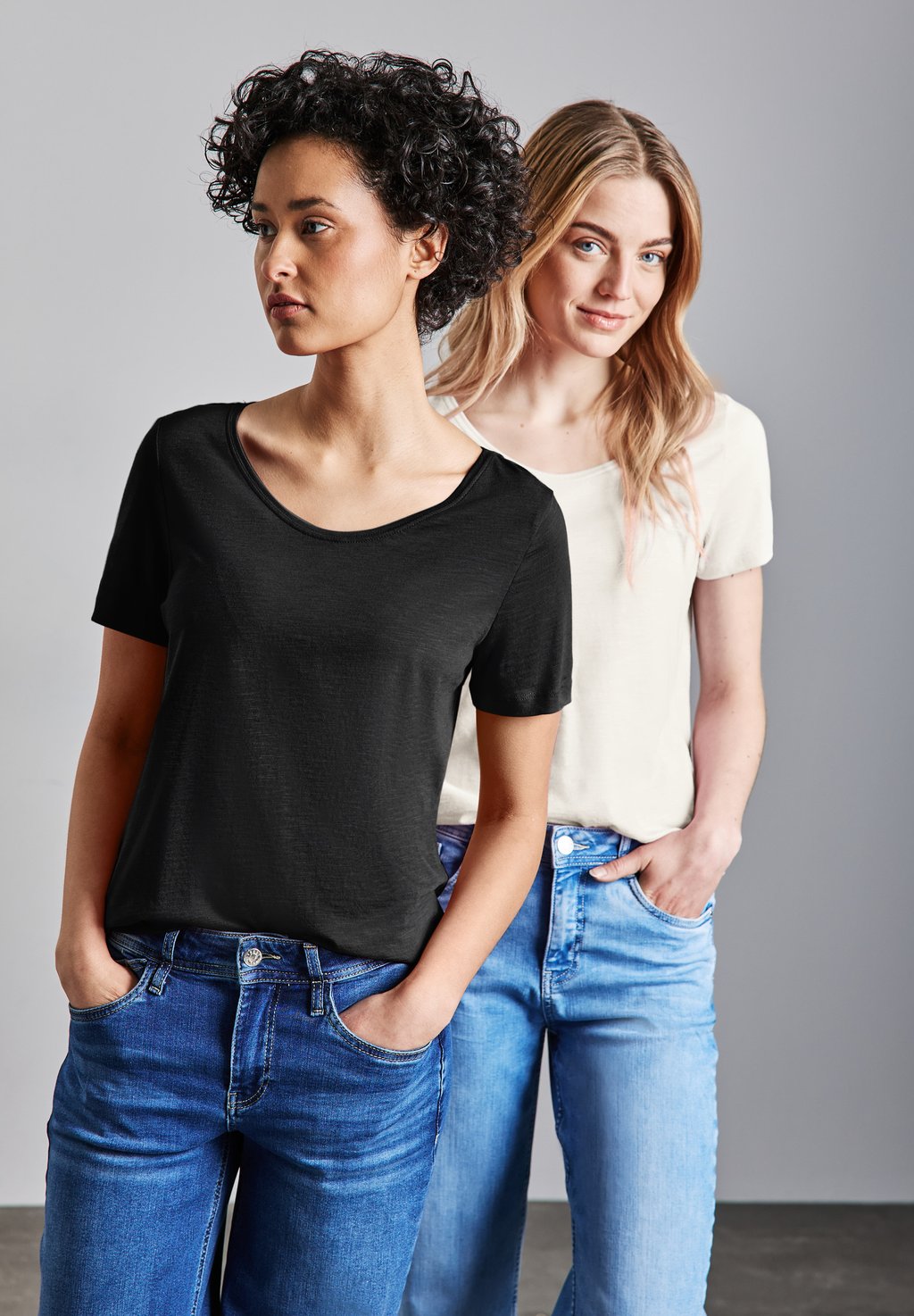 Базовая футболка Street One, кремовый
Базовая футболка Street One, кремовый