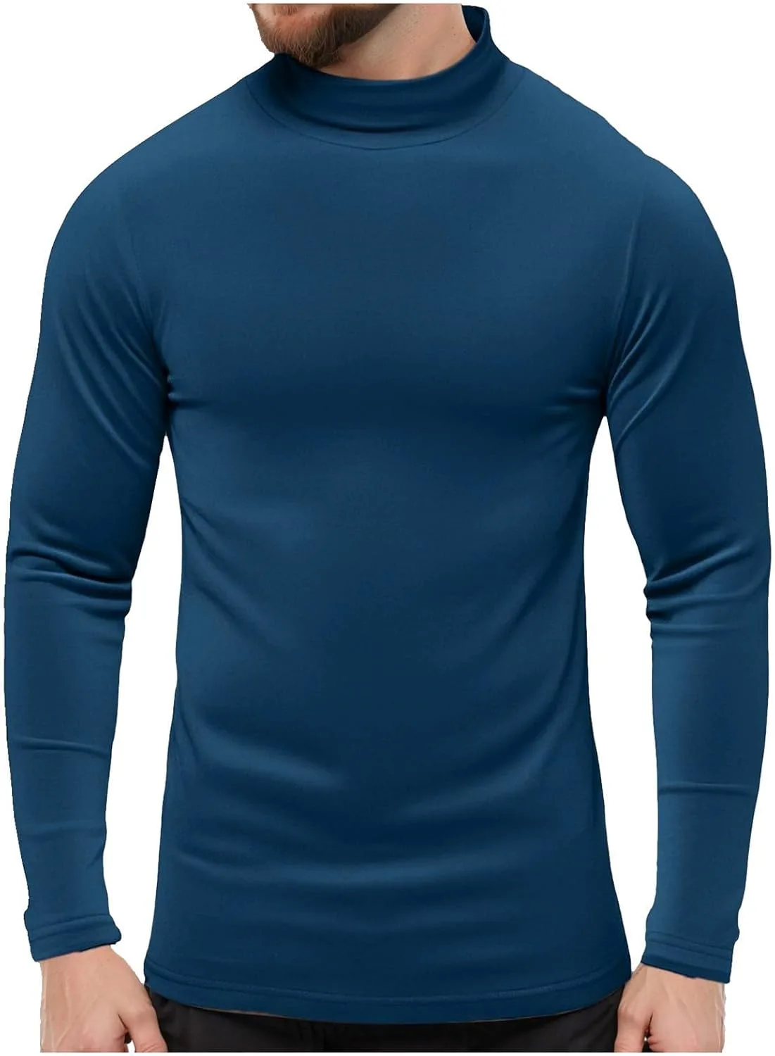 Футболка с длинным рукавом и воротником-стойкой для мужчин, дышащая и эластичная
Футболка с длинным рукавом и воротником-стойкой для мужчин, дышащая и эластичная