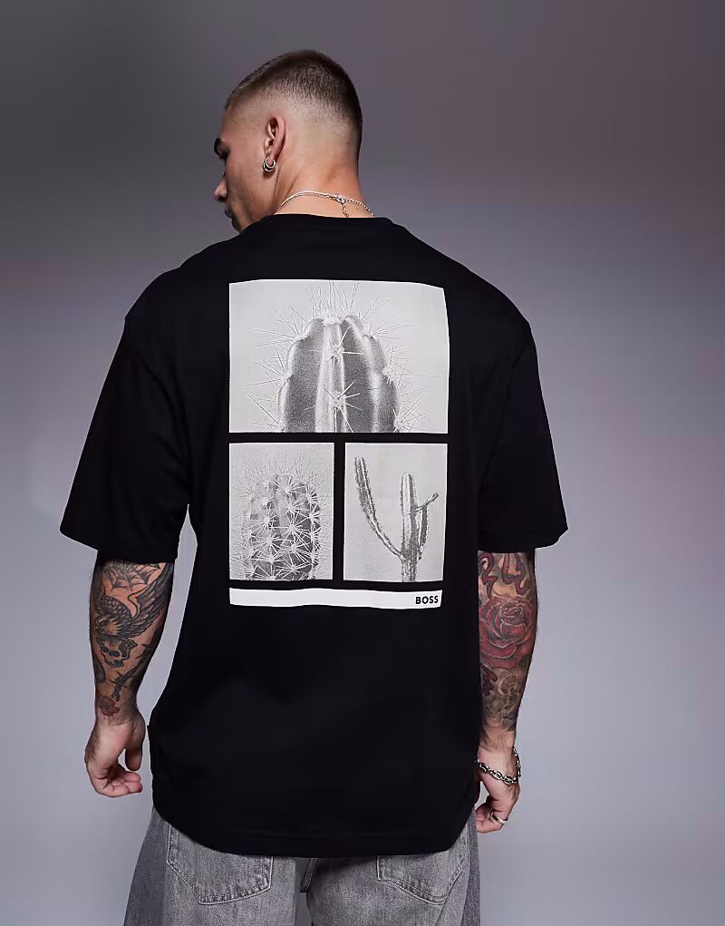 Футболка свободного кроя BOSS Orange Te_surfaceshort с принтом логотипа на спине черного цвета
Футболка свободного кроя BOSS Orange Te_surfaceshort с принтом логотипа на спине черного цвета