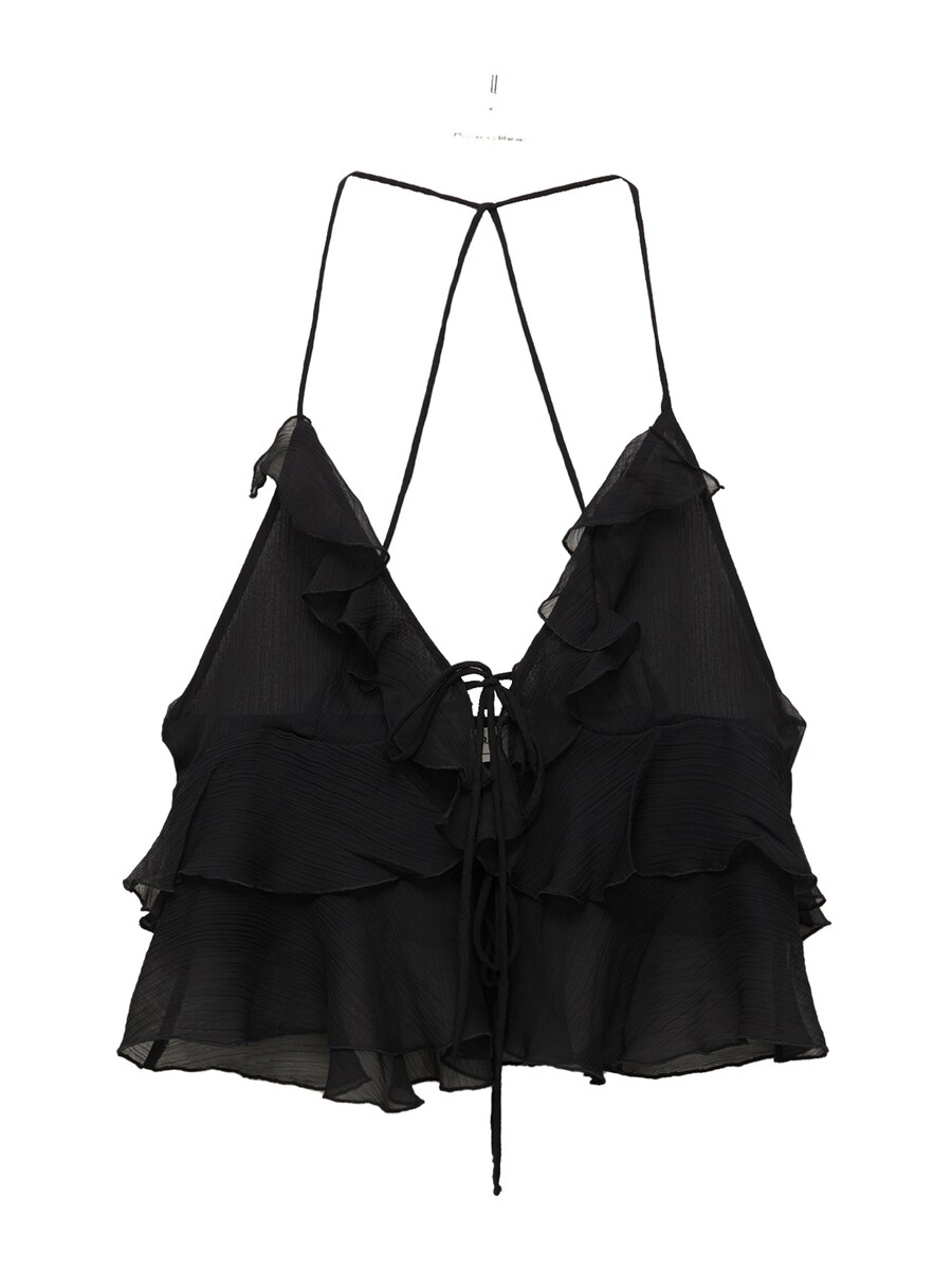 Топ Pull&Bear, черный
Топ Pull&Bear, черный