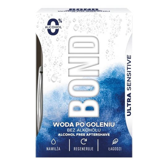 Средство после бритья без спирта, 100 мл Bond Ultra Sensitive 
Средство после бритья без спирта, 100 мл Bond Ultra Sensitive
