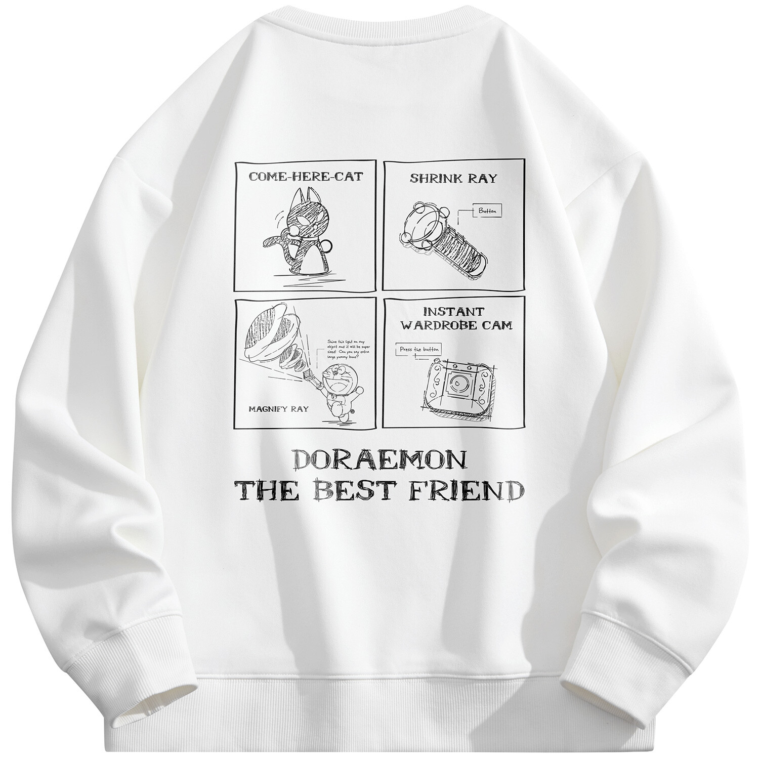 Толстовка унисекс Doraemon, белый
Толстовка унисекс Doraemon, белый