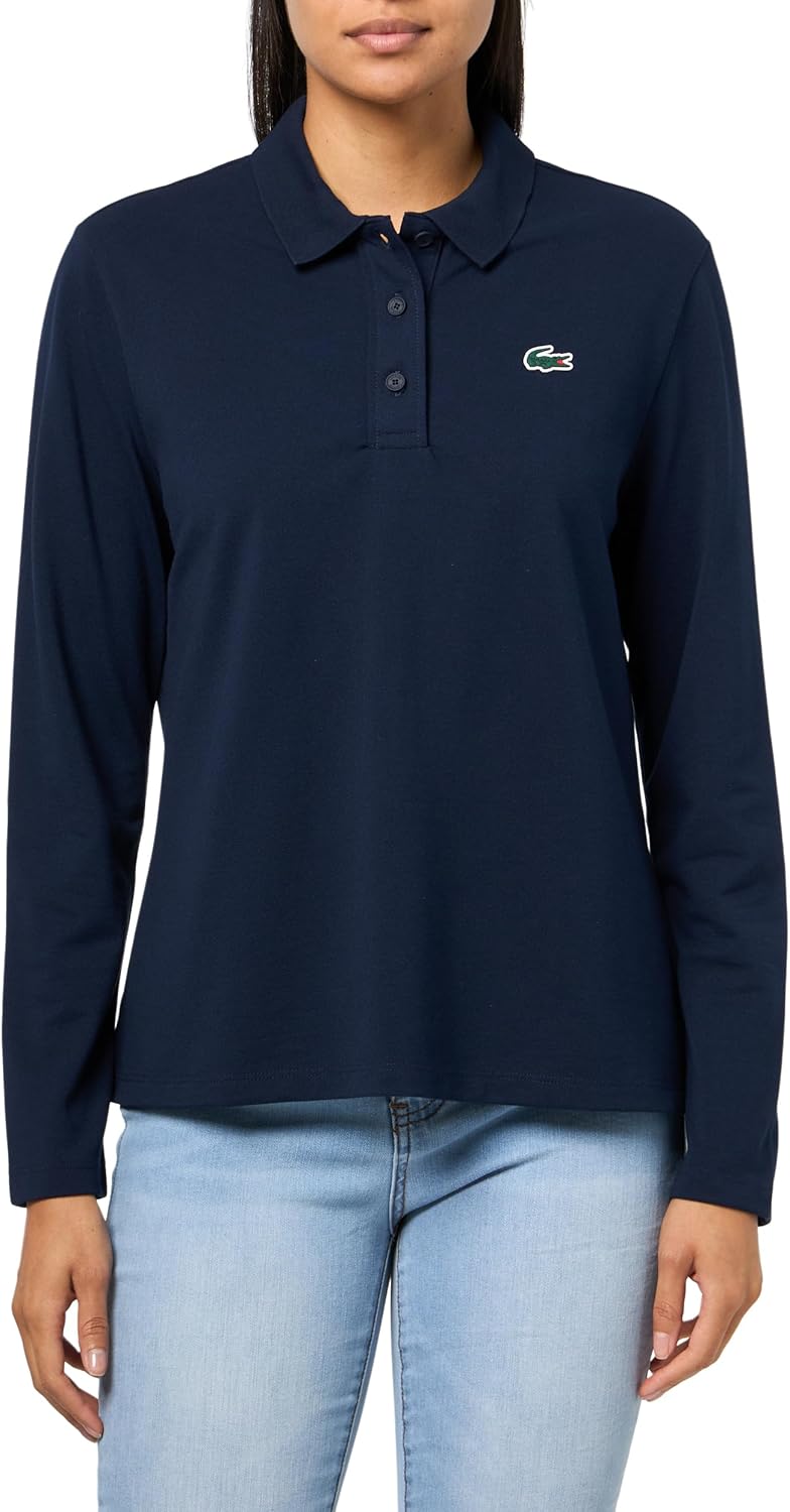 Женская поло для гольфа Lacoste с длинным рукавом, Navy Blue
Женская поло для гольфа Lacoste с длинным рукавом, Navy Blue